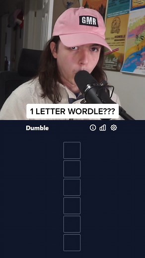 Dumble Challenge One-Letter Wordle Game