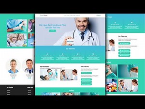 How to make doctor website using HTML CSS | doctor website