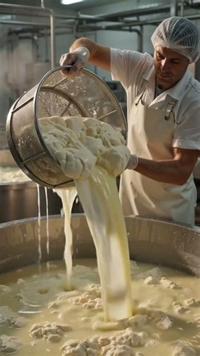From Fresh Milk to Cheese | Amazing Factory Process