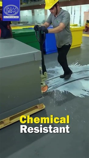 Satisfying shop floor transformation! #industrial #satisfying #flooring