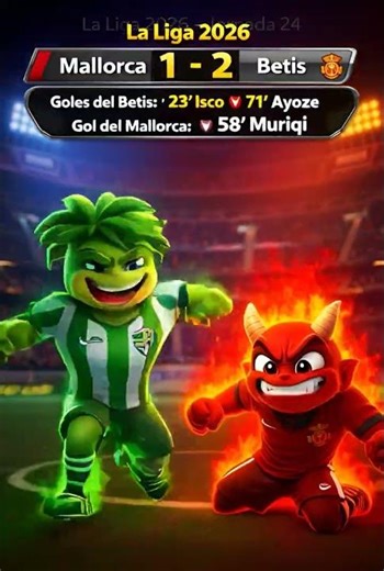 🔥 ¡BETIS SILENCIA A MALLORCA! Palmerín DESTROZA al Dimonió 😱⚽ | La Liga 2026 Jornada 24