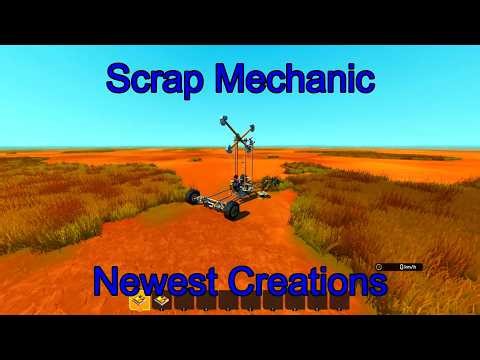 Scrap Mechanic Newest Creations: Semi Truck Builds, Gravity Engine Vehicle & Robot