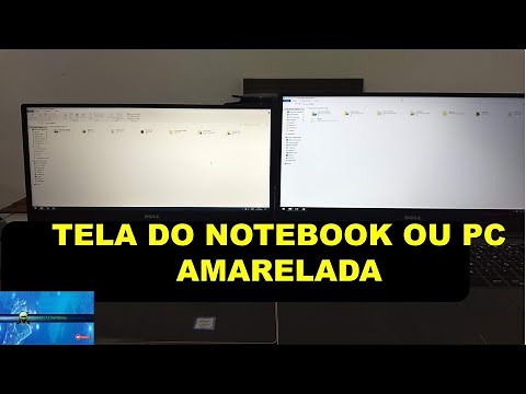 Como Resolver Tela Amarelada do Windows 10 SUPER SIMPLES