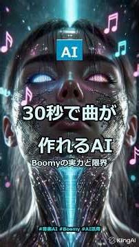 Boomy AI｜30秒で完成・超簡単作曲『ワンクリック』