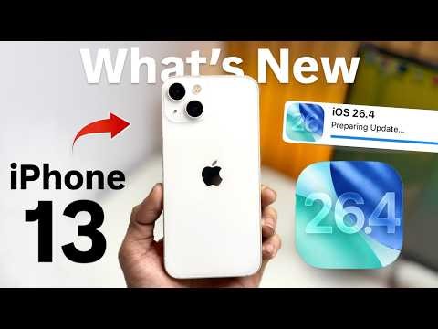 iOS 26.4 Update Released in iPhone 13 🔥- What’s New in iPhone 13 🥳- iOS 26.4 TOP FEATURES