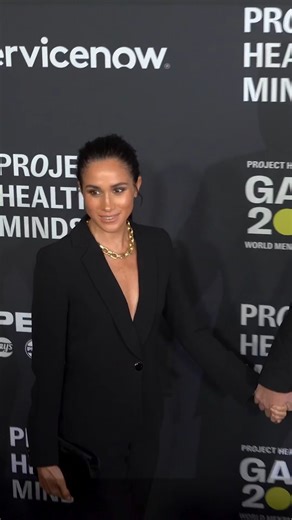 🔗: https://voguemagazine.visitlink.me/LtL8_t Meghan Markle is hanging up her neutral palette. The Duchess of Sussex traded her Californian casuals for sleek, after-dark Armani tailoring. Head to the link above to see more. | Vogue