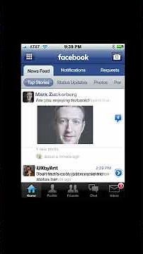 The evolution of the Facebook app (2008 - 2017)