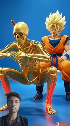 30 days squat challenge with Goku 🤯 #shorts #rkfact