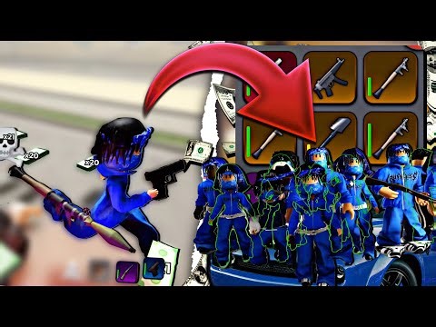 We Raided INSANELY RICH Servers In Roblox BlockSpin