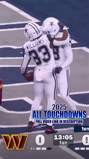 Dallas Cowboys All Touchdowns 2025 Season #cowboysnation #nfl #football #highlights #dallascowboys