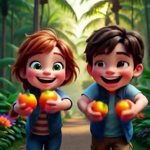 Yummy Jungle Fruits Song | Learn Fruits & Colors | Fun Educational Kids Video
