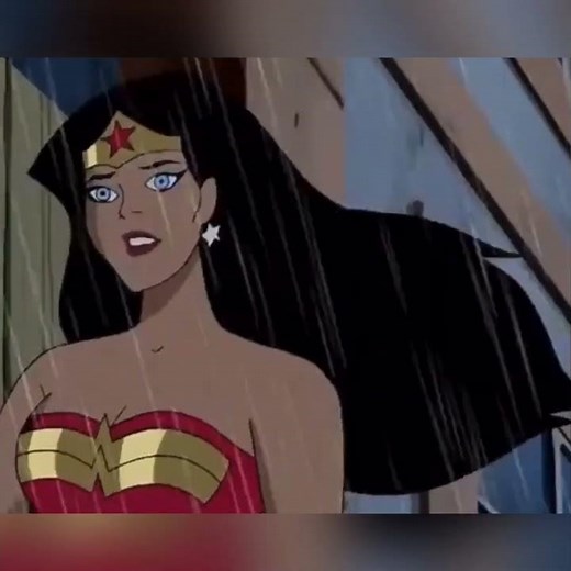 Wonder Woman (DCAU) Wind her Hair Animation (5)