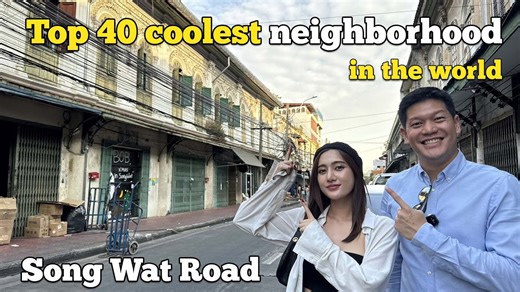 Food, Art, and Architecture Near Chinatown, Bangkok