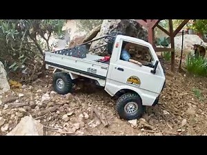 Custom build Wpl D12 4x4 Suzuki Carry pickup truck scale 1/10