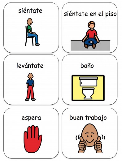 Spanish Visuals and Behavior Tools {Visuales en Español} - The Autism Helper