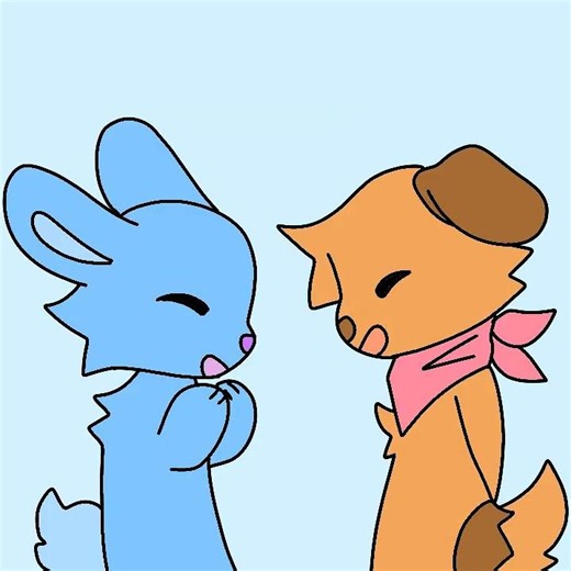 Sago Mini - Jinja x Harvey // I Wanna Be Your Boyfriend - Animation meme (very lazy SORRY)