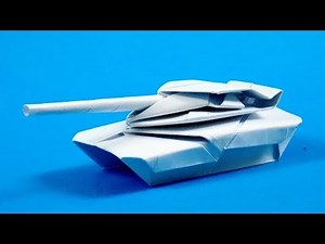 How to Make a Paper Tank. Origami tank