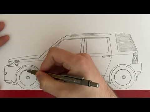 How to Draw a SUV Car Easy | Step by Step SUV Drawing Tutorial