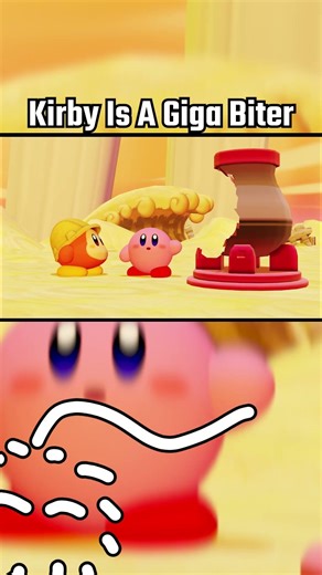 Kirby is a Giga Biter