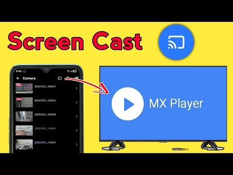 How To Screen Cast Mx Player To Tv | Mx Player Screen Mirroring