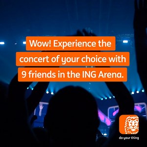 Want to have a one of a kind experience at ING Arena? Thanks to ING Belgique / ING België, try to win tickets to the event of your choice for you and 9 of your friends in the ING Skybox. 10 years of partnership, 10 winners! Go to your ING Banking app before 2nd October through the menu Products > Explore > ING Experience or simply by clicking on the banner in the app ✨🎵🎹🎸 | ING Arena