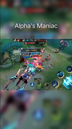 Alpha Maniac Moment 😈 Enemy Team Destroyed!