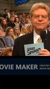 The Jerry Springer TV Show was basically a human zoo for entertainment #crime