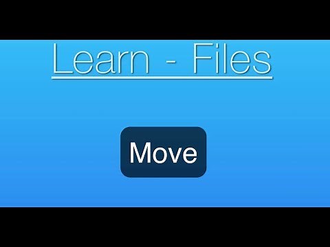 Files App for iPad & iPhone Tutorial: How to Move Files & Folders