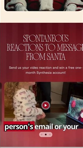 Create Your Own Personalized Santa Video For Free 🎅