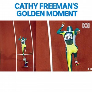 In 49.11 seconds, Cathy Freeman’s win at the 2000 Sydney Olympics brought Australia together as a nation. Where were you for this iconic moment?🥇 #FreemanABC | ABC Australia