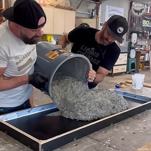 562K views · 8.7K reactions | Making an Easy Outdoor Concrete Coffee Table #concrete #builders | Bourbon Moth Woodworking | Facebook