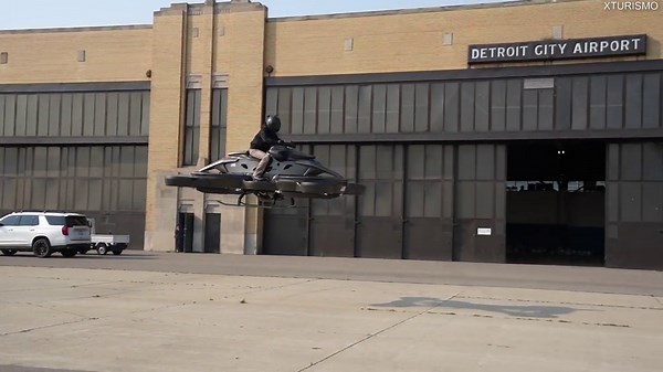 World's first FLYING bike make US debut - and it can be yours for $777k