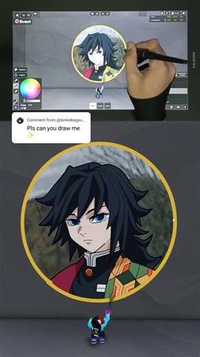 Time to draw your pfp on roblox spray paint! who next? #roblox #art #drawing