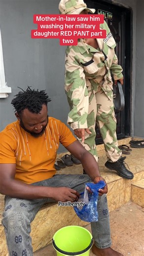 Mother-in-law saw him washing her military daughter RED PANT part two | red pants