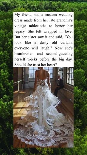 Sister Called Her Dress a Dusty Curtain Who is Right