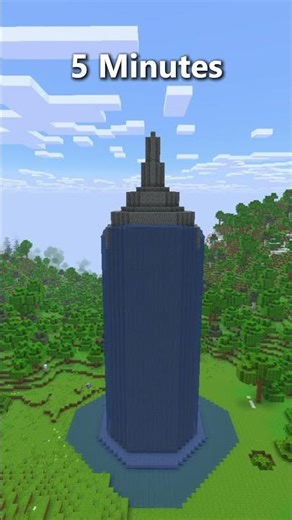 Minecraft How To Make a Tower of Cobblestone Easy?🔥(Nostalgia)