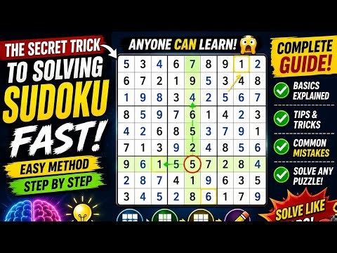 The Secret Trick to Solving Sudoku FAST