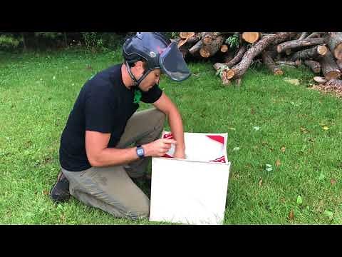 How to attach a tree climbing throw line to a throw bag