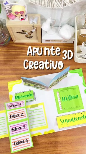 Apunte Creativo 3D: Ideas Bonitas para tus Tareas