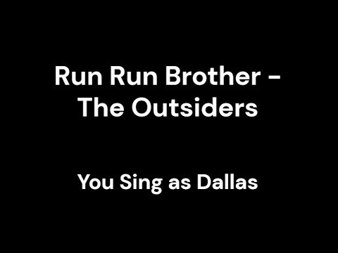 Run Run Brother - Karaoke with Backing Vocals