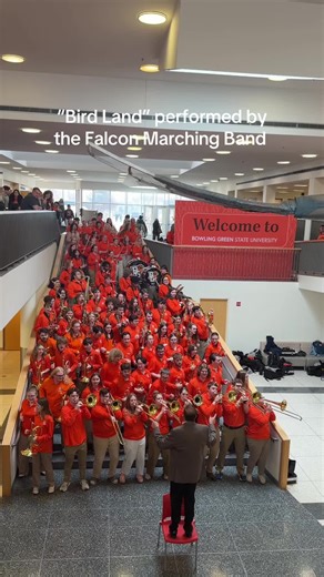 BGSU Falcon Marching Band Highlights for Presidents Day Open House