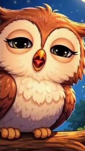 The Sleepy Owl🦉 #cartoon #cartoonshorts #funnycartoon