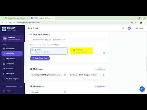 How to Set Up a Professional Tutor Profile | Complete Setup Guide | Tabsera Academy