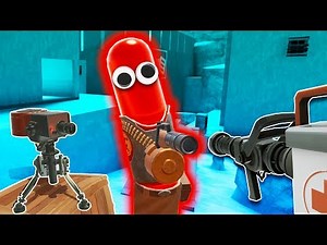 UberCharging Heavy and Building Turrets in Hot Dogs Horseshoes and Hand Grenades VR!