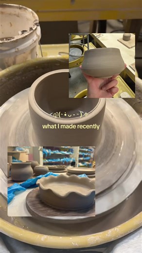 Latest Pottery Creations on the Wheel
