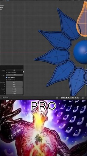 The fastest way to create radial patterns in Blender 🔥#blender3d #3D #blender3D #3dartist #blender