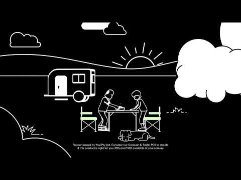 Caravan and Trailer insurance that’s a bit more you shaped. Youi. Youi insured.