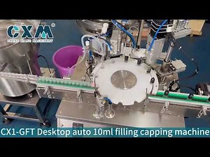 Desktop 10ml E-liquid Filling & Capping Machine | Affordable Startup Solution