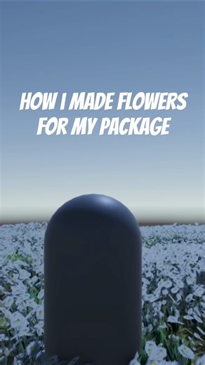 I'm working for my new Unity Foliage package, and this is how i optimize and make flowers #indiedev