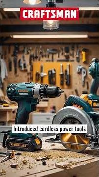 The Evolution of Craftsman Tools